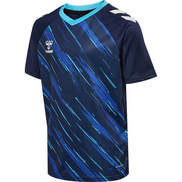 Hummel Match Triumph Trikot Kurzarm Kinder - Marine / Aqua