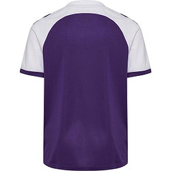 Présentation: Hummel Match League Maillot Manches Courtes Enfants - Mauve / Blanc
