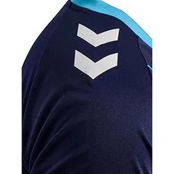 Présentation: Hummel Match Triumph Maillot Manches Courtes Hommes - Marine / Aqua