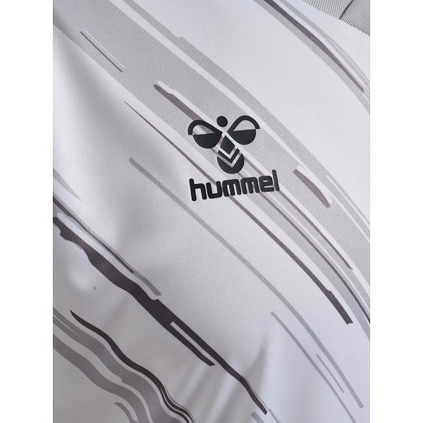 Hummel Match Triumph Maillot Manches Courtes Hommes - Blanc / Gris