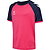 Hummel Match League Maillot Manches Courtes Enfants - Raspberry / Marine