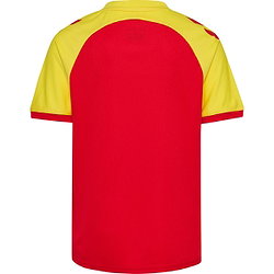 Voorvertoning: Hummel Match League Shirt Korte Mouw Kinderen - Rood / Geel