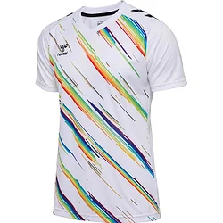 Présentation: Hummel Match Triumph Maillot Manches Courtes Hommes - Blanc / Multicolore