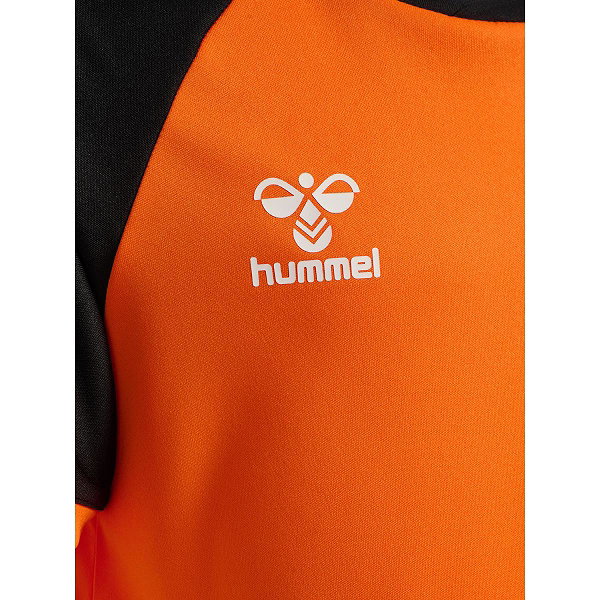 Hummel Match League Maillot Manches Courtes Enfants - Orange / Noir