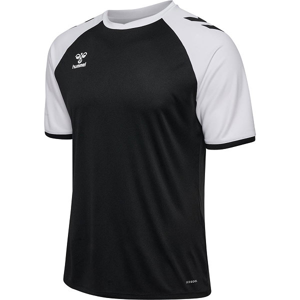 Hummel Match League Maillot Manches Courtes Hommes - Noir / Blanc