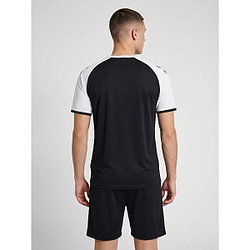 Présentation: Hummel Match League Maillot Manches Courtes Hommes - Noir / Blanc