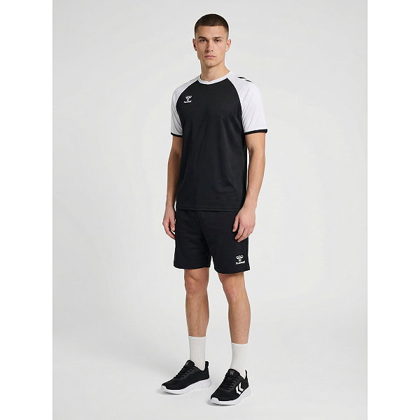 Hummel Match League Maillot Manches Courtes Hommes - Noir / Blanc
