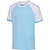 Hummel Match League Maillot Manches Courtes Enfants - Bleu Ciel / Blanc