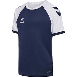 Hummel Match League Maillot Manches Courtes Enfants - Marine / Blanc