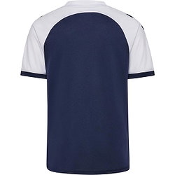 Voorvertoning: Hummel Match League Shirt Korte Mouw Kinderen - Marine / Wit