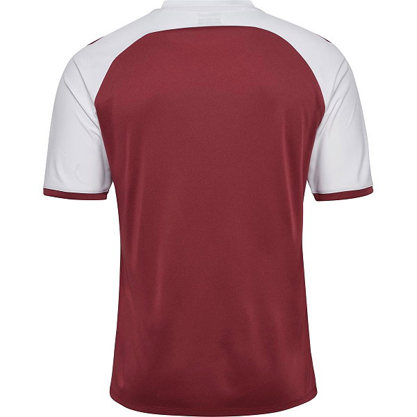 Hummel Match League Trikot Kurzarm Herren - Bordeaux / Weiß