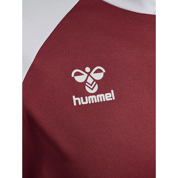 Hummel Match League Trikot Kurzarm Herren - Bordeaux / Weiß