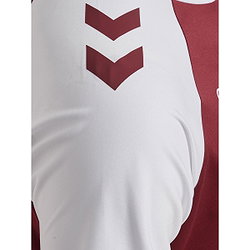 Vorschau: Hummel Match League Trikot Kurzarm Herren - Bordeaux / Weiß