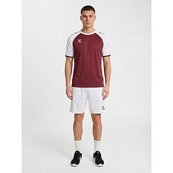 Vorschau: Hummel Match League Trikot Kurzarm Herren - Bordeaux / Weiß
