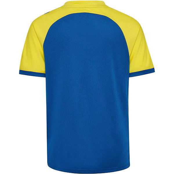 Hummel Match League Shirt Korte Mouw Kinderen - Royal / Geel