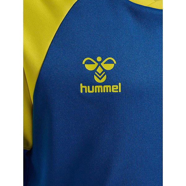 Hummel Match League Shirt Korte Mouw Kinderen - Royal / Geel