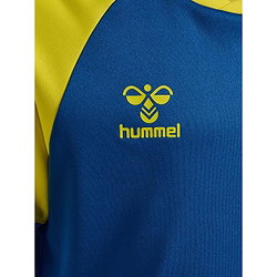 Voorvertoning: Hummel Match League Shirt Korte Mouw Kinderen - Royal / Geel