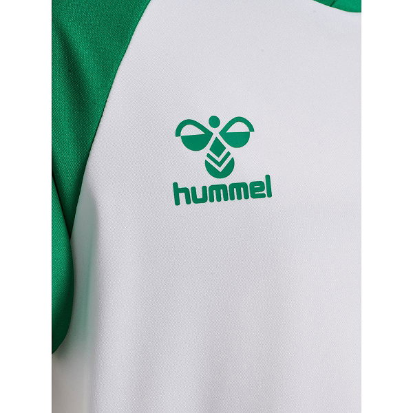 Hummel Match League Maillot Manches Courtes Enfants - Blanc / Vert
