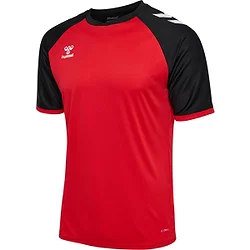 Hummel Match League Maillot Manches Courtes Hommes - Rouge / Noir