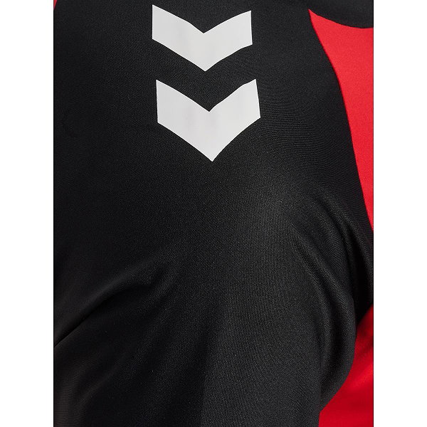 Hummel Match League Trikot Kurzarm Herren - Rot / Schwarz