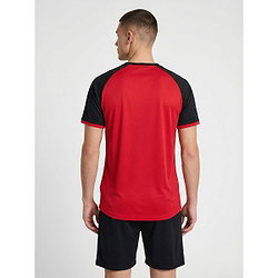 Vorschau: Hummel Match League Trikot Kurzarm Herren - Rot / Schwarz
