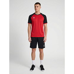 Vorschau: Hummel Match League Trikot Kurzarm Herren - Rot / Schwarz
