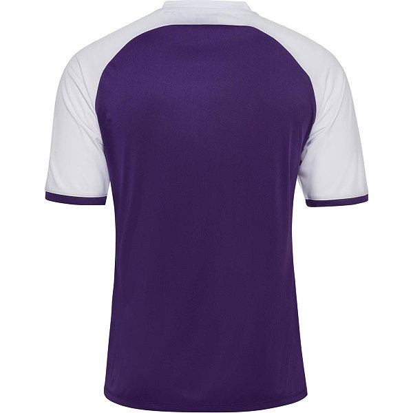 Hummel Match League Maillot Manches Courtes Hommes - Mauve / Blanc