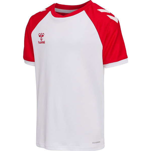 Hummel Match League Maillot Manches Courtes Enfants - Blanc / Rouge