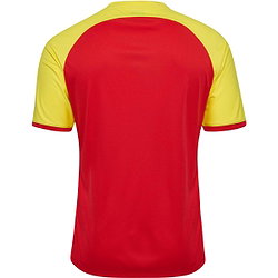 Présentation: Hummel Match League Maillot Manches Courtes Hommes - Rouge / Jaune