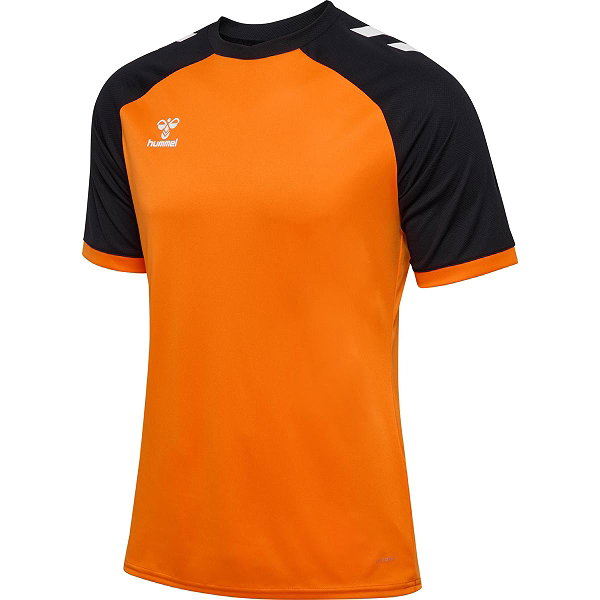 Hummel Match League Maillot Manches Courtes Hommes - Orange / Noir