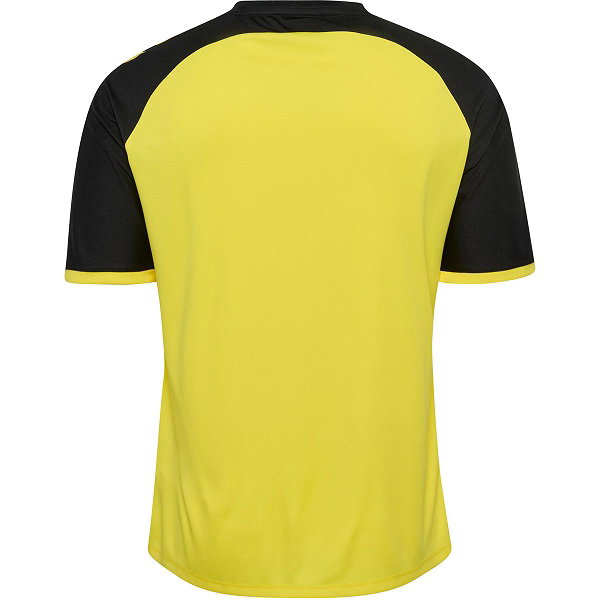 Hummel Match League Maillot Manches Courtes Hommes - Jaune / Noir