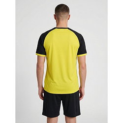 Présentation: Hummel Match League Maillot Manches Courtes Hommes - Jaune / Noir