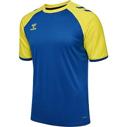Présentation: Hummel Match League Maillot Manches Courtes Hommes - Royal / Jaune