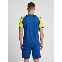 Présentation: Hummel Match League Maillot Manches Courtes Hommes - Royal / Jaune