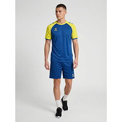 Présentation: Hummel Match League Maillot Manches Courtes Hommes - Royal / Jaune