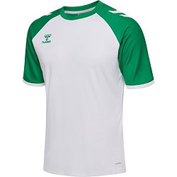 Hummel Match League Maillot Manches Courtes Hommes - Blanc / Vert