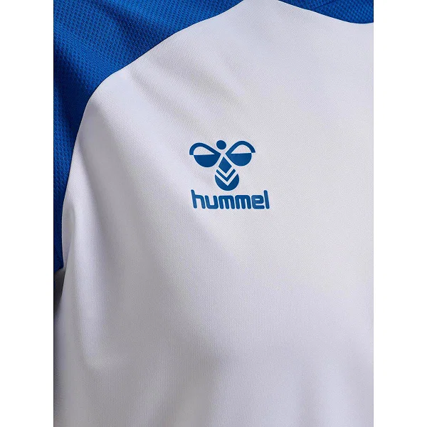 Hummel Match League Maillot Manches Courtes Hommes - Blanc / Royal