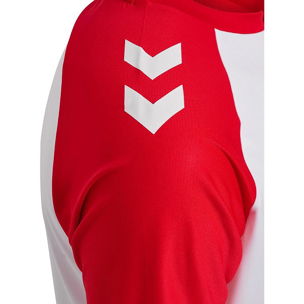 Hummel Match League Maillot Manches Courtes Hommes - Blanc / Rouge