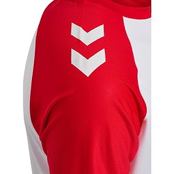 Présentation: Hummel Match League Maillot Manches Courtes Hommes - Blanc / Rouge