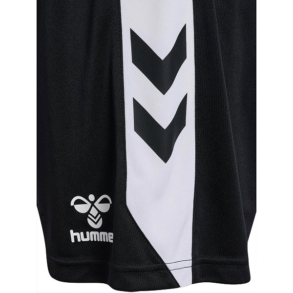 Hummel Match Short Hommes - Noir / Blanc