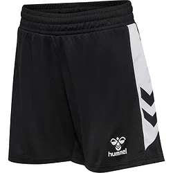 Hummel Match Shorts Kinder - Schwarz / Weiß