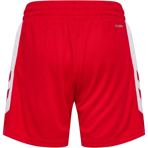 Hummel Match Shorts Kinder - Rot / Weiß