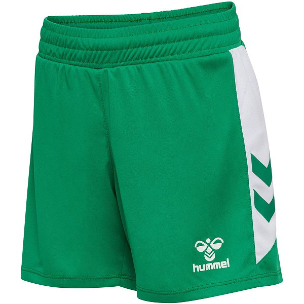 Hummel Match Short Enfants - Vert / Blanc