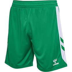 Hummel Match Short Hommes - Vert / Blanc