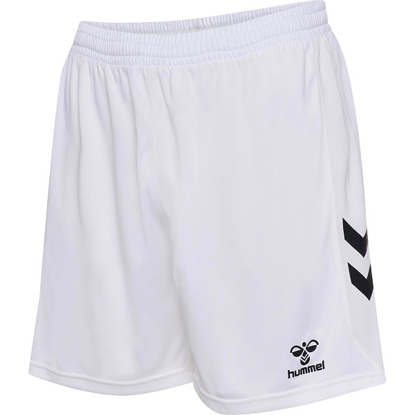 Hummel Match Short Hommes - Blanc / Noir