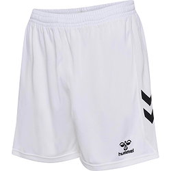 Hummel Match Short Hommes - Blanc / Noir