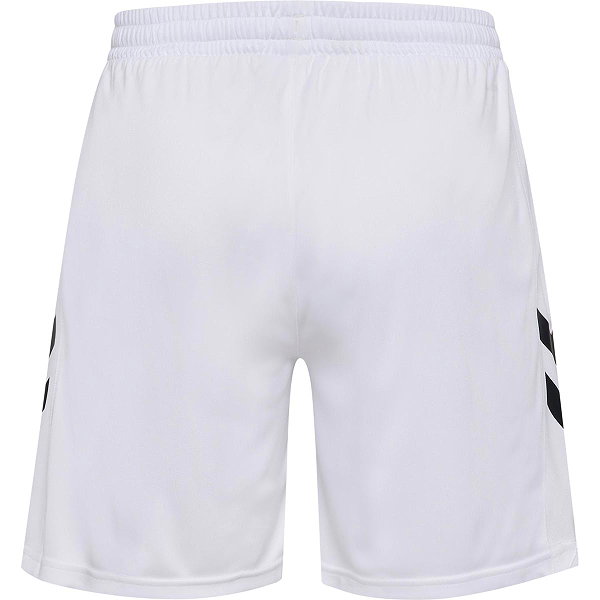 Hummel Match Short Hommes - Blanc / Noir