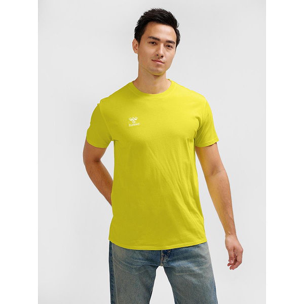 Hummel Go 2.0 T-Shirt Heren - Felgeel