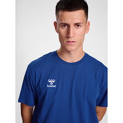 Présentation: Hummel Go 2.0 T-Shirt Hommes - Royal / Blanc