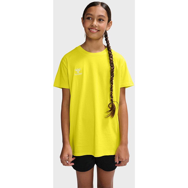 Hummel Go 2.0 T-Shirt Enfants - Jaune Clair
